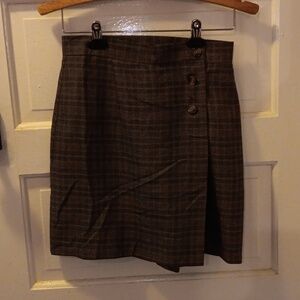 Vintage plaid kilt skort sz 8